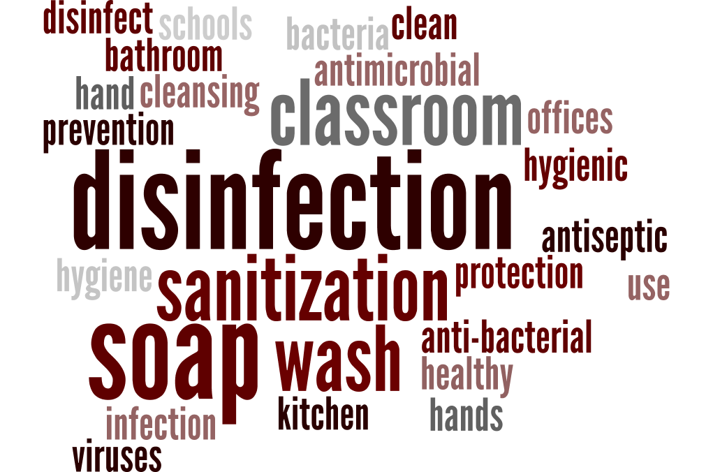 disinfecting and sanitizing